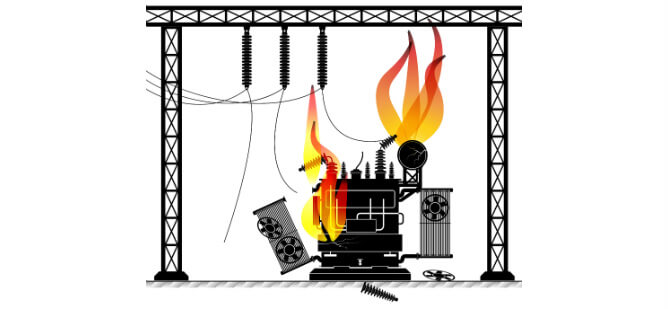 nitrogen purging system for transformer